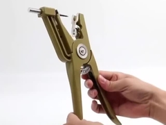 Aluminium Alloy Livestock ID Tag Plier Fixing Animal Tags Plier Hidrolik