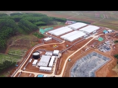 Pagar Panel PVC Pena Penggemukan Piglet Nursery Crate Dengan Finishing Feeder