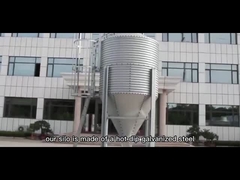 Ternak Ayam Peternakan Pakan Penyimpanan Silo Hopper Bawah