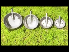 SS304 Oval Shaped Hog Water Bowl Peminum Otomatis Untuk Babi